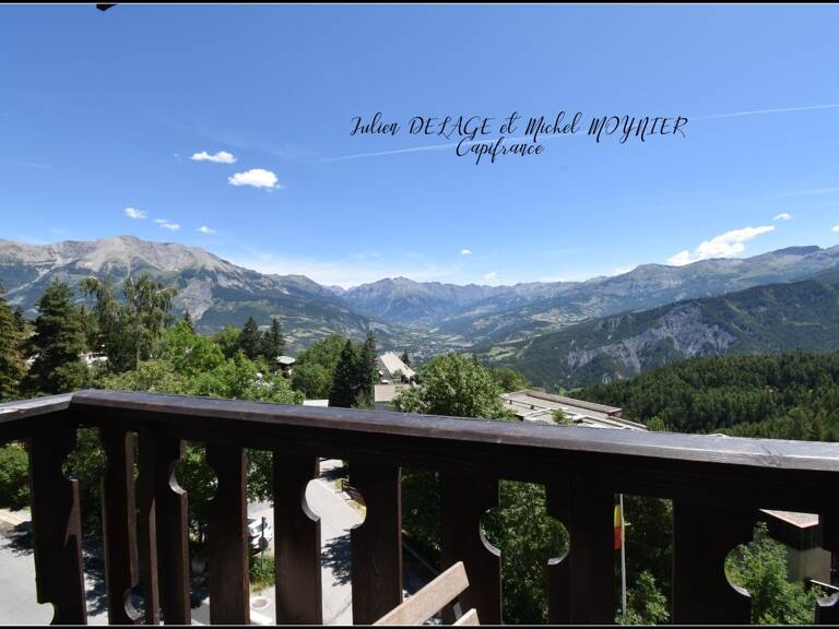 Pra Loup – Appartement plein sud avec vue panoramique, balcon, cave et casier à skis — photo 1