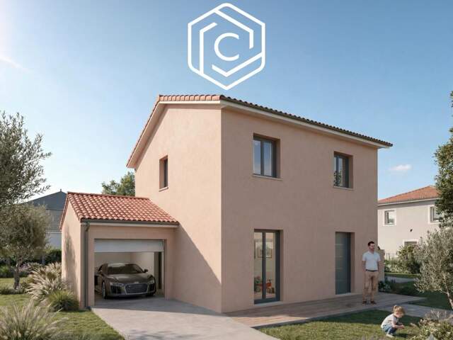 Projet d'une maison individuelle de 85m2 avec terrain à SAINT-GALMIER (42) — photo du bien