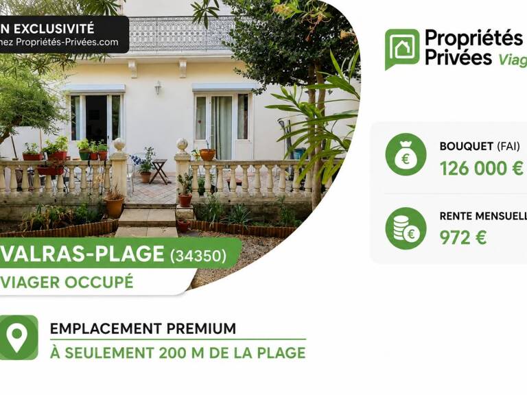 Maison de maître Valras Plage 6 pièce(s) 148 m2 — photo 1