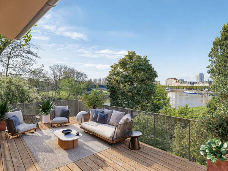 appartement 4 pièces 75m² 2eme et dernier étage avec terrasse sur sur Saône sur ile saint Laurent  Rives de Genise 1 — photo 1