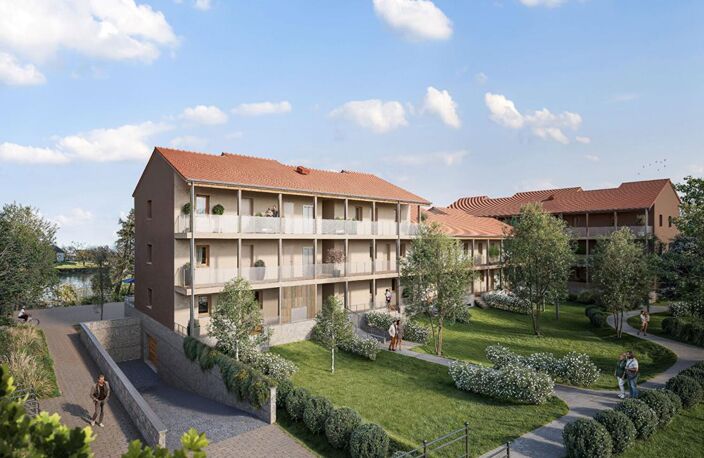 appartement 4 pièces 75m² 2eme et dernier étage avec terrasse sur sur Saône sur ile saint Laurent  Rives de Genise 1 — photo 2