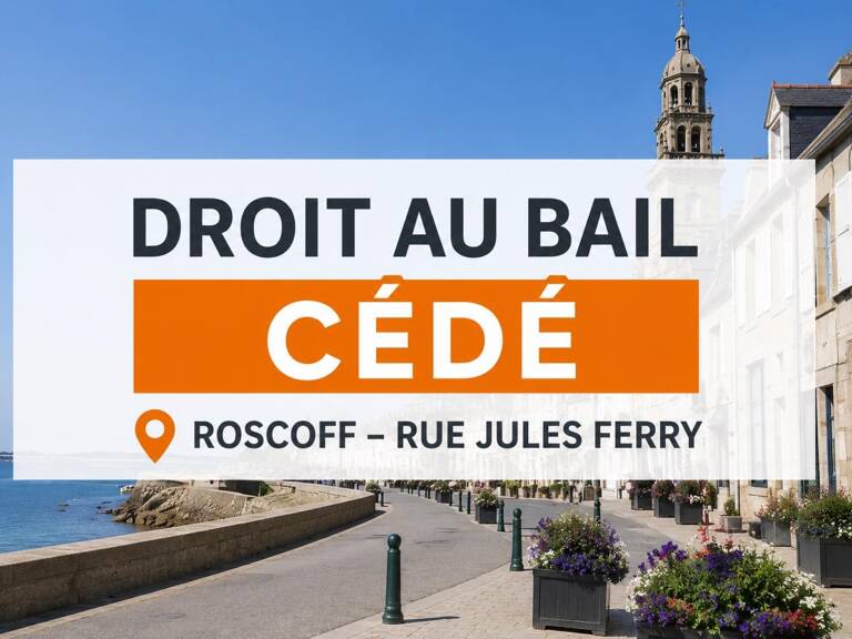 Droit au bail - local commercial en plein coeur de Roscoff — photo 1