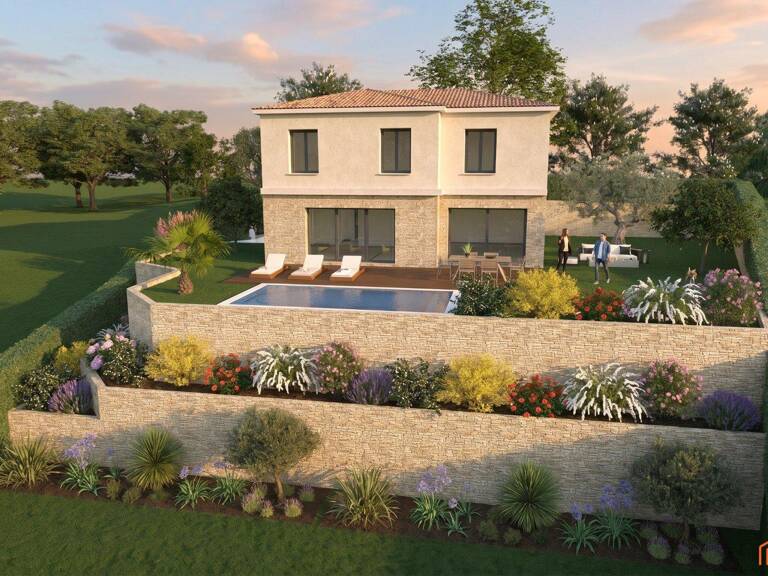 LA ROQUETTE-SUR-SIAGNE  TERRAIN À BÂTIR  ENV. 735 m² — photo 1