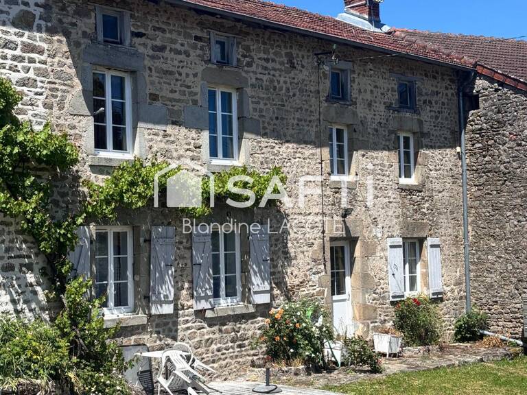 Maison mitoyenne en pierre, terrain et dépendance — photo 1