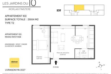 Appartement 2 pièces 154175 €