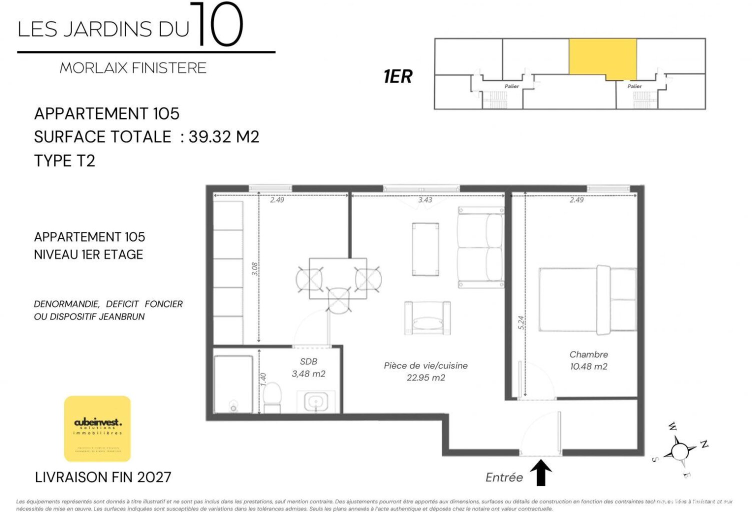 Vente Appartement 2 pièces — photo 1