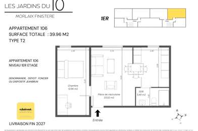 Appartement 2 pièces 154351 €