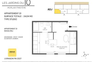 Appartement 1 pièces 100054 €