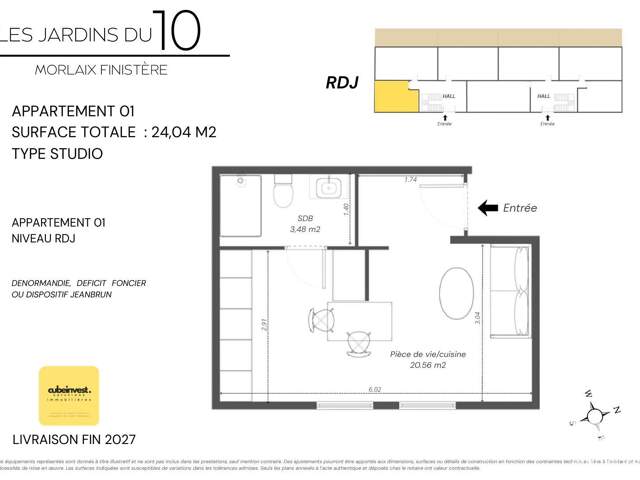 Vente Appartement 1 pièce — photo du bien