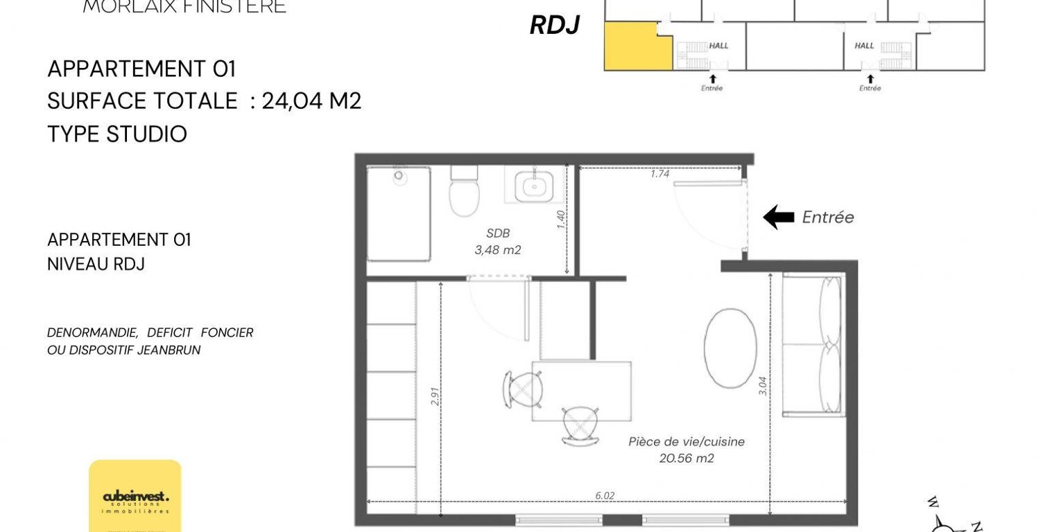 Vente Appartement 1 pièce — photo 1