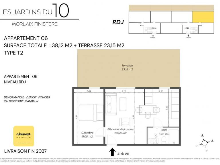 Vente Appartement 2 pièces — photo 1