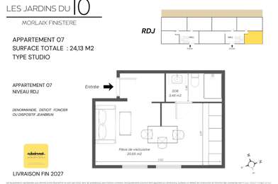 Appartement 1 pièces 100401 €
