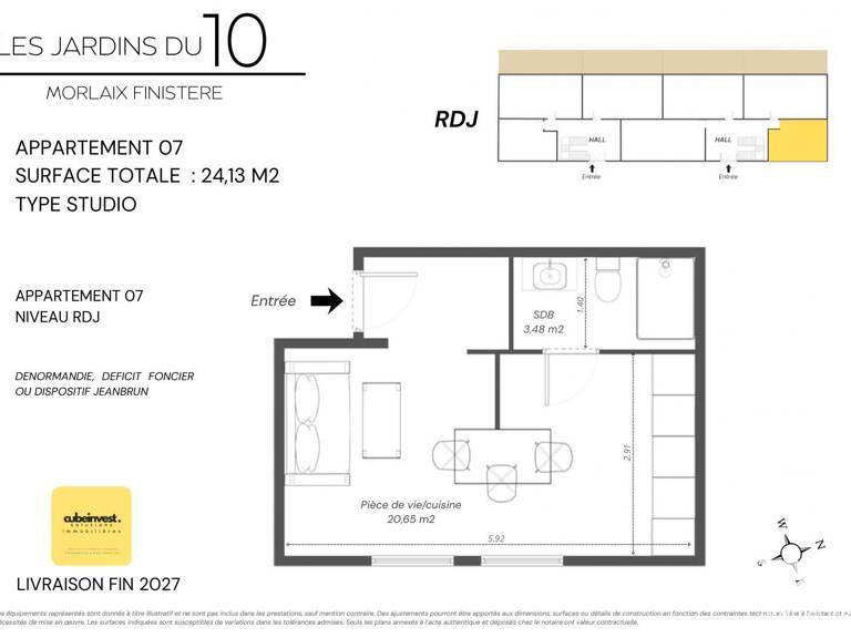 Vente Appartement 1 pièce — photo 1