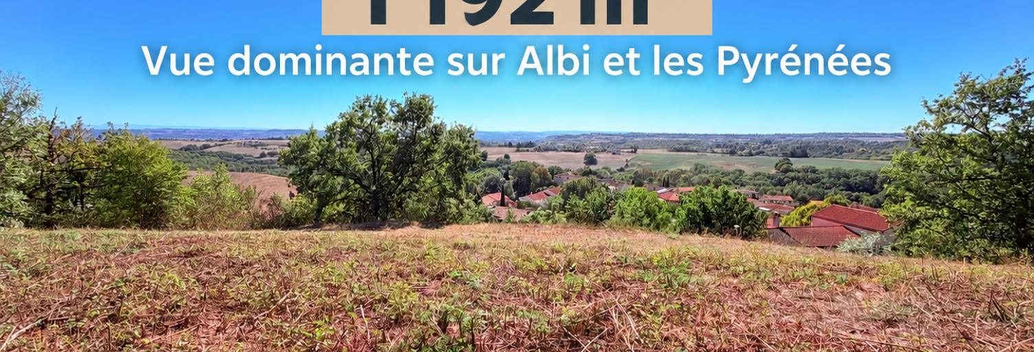 Terrain  1192 m² à vendre à Albi (81000)