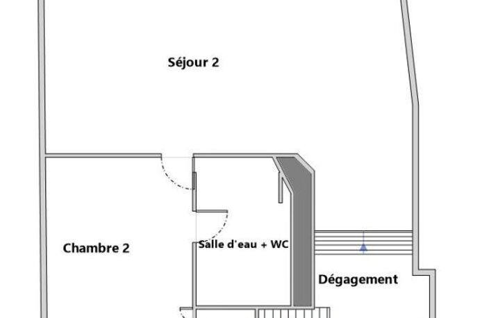 T3 de caractère en duplex avec vue Garonne — photo 5