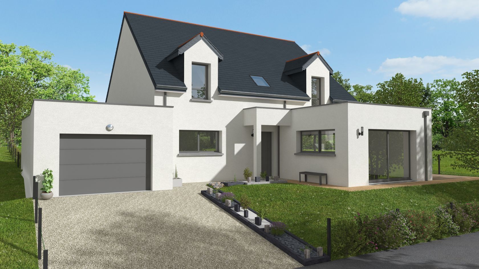 Projet de construction d'une maison 145 m² avec terrain à LOUVIGNE-DE-BAIS (35)