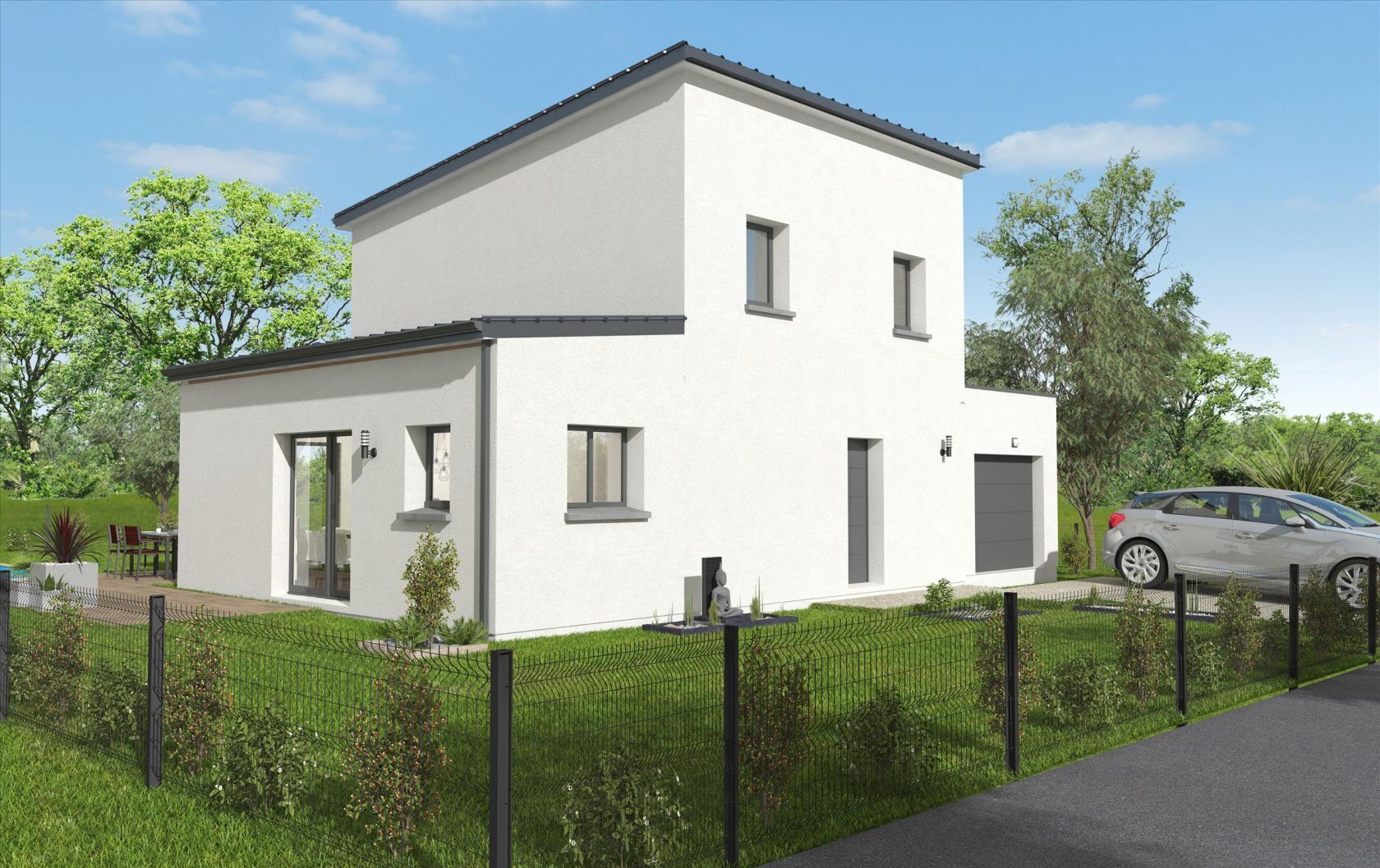 Projet de construction d'une maison 97 m² avec terrain à PLEUMELEUC (35)