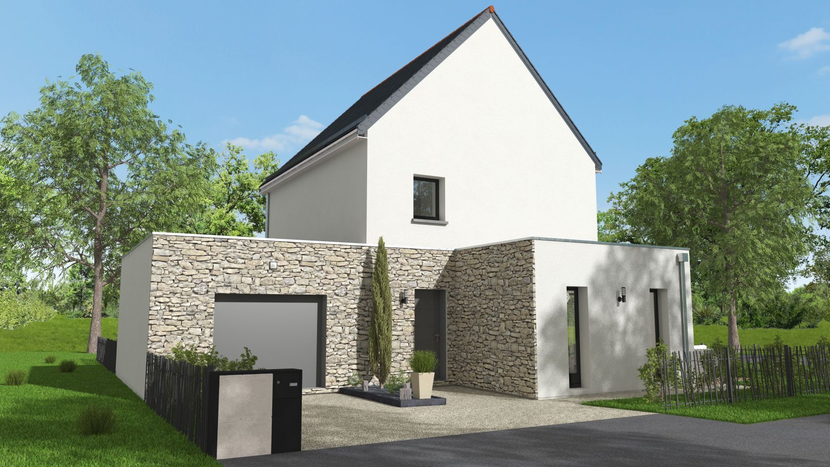 Projet de construction d'une maison 102 m² avec terrain à MONTREUIL-SUR-ILLE (35)