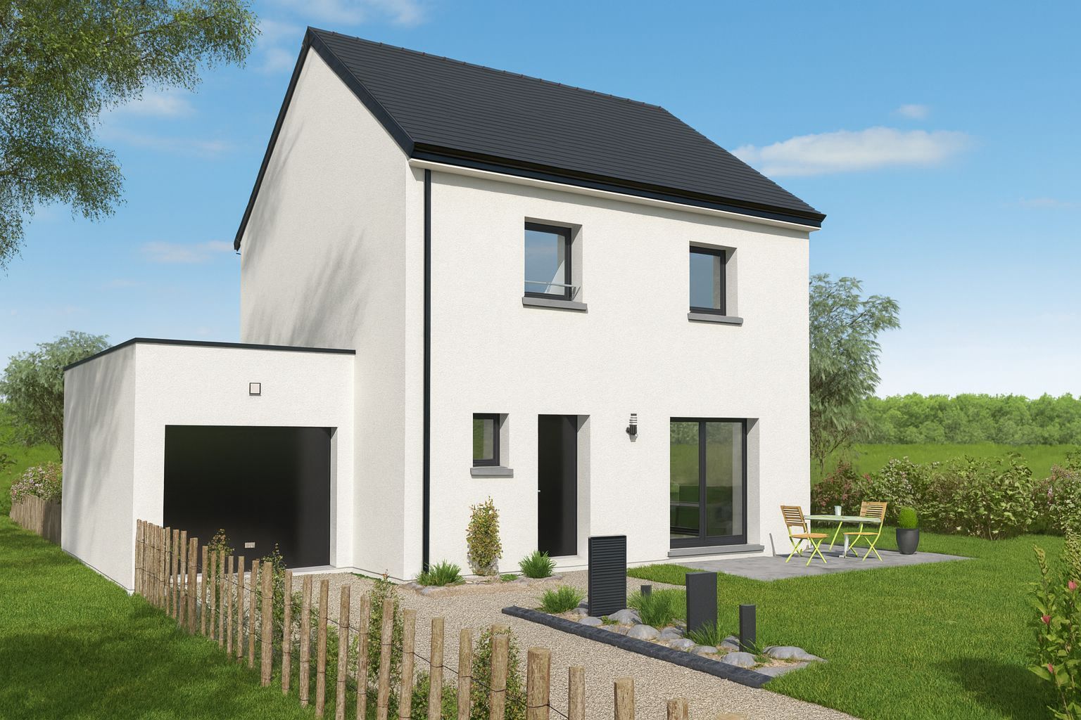 Projet de construction d'une maison 95 m² avec terrain à LANGAN (35)