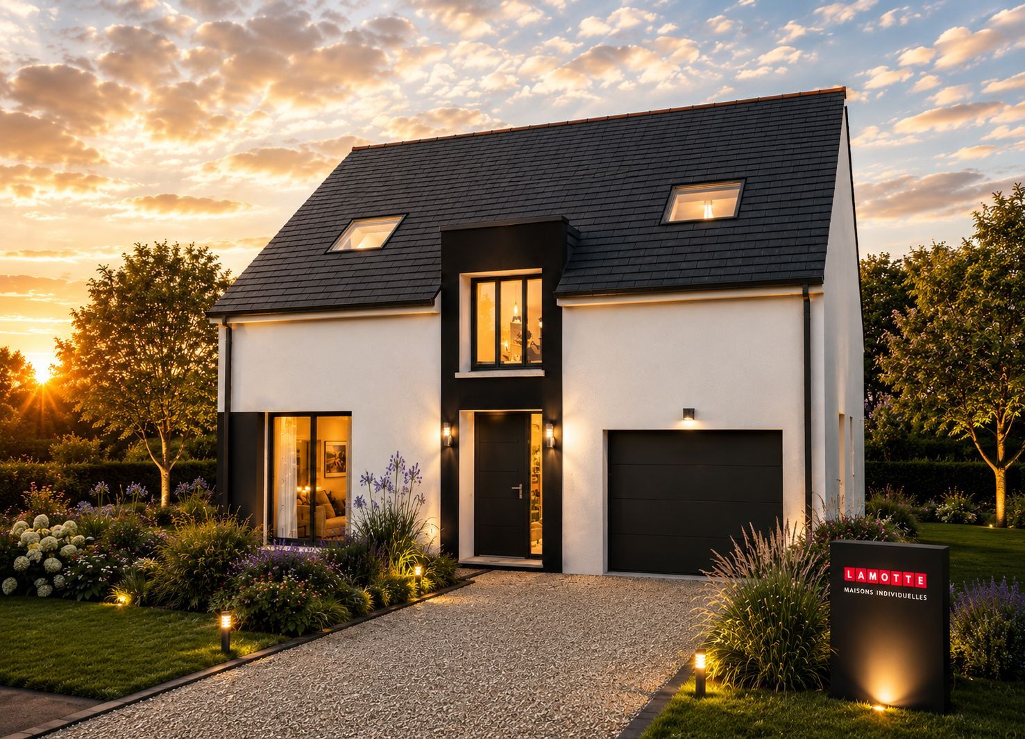 Projet de construction d'une maison 102 m² avec terrain à PLOUGOUMELEN (56)