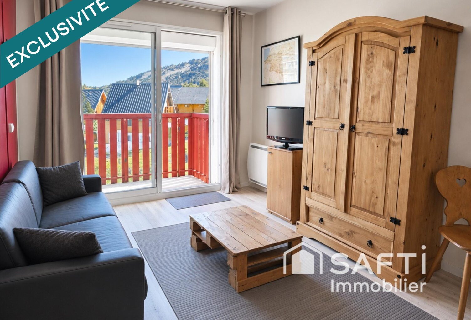 Bel appartement T2 avec vue chalets et montagnes — photo 1