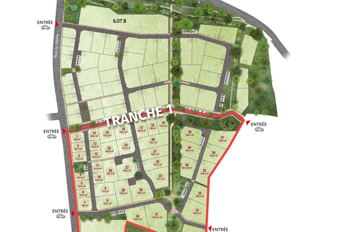 Vente Terrain à bâtir 696 m&sup2; — photo 3
