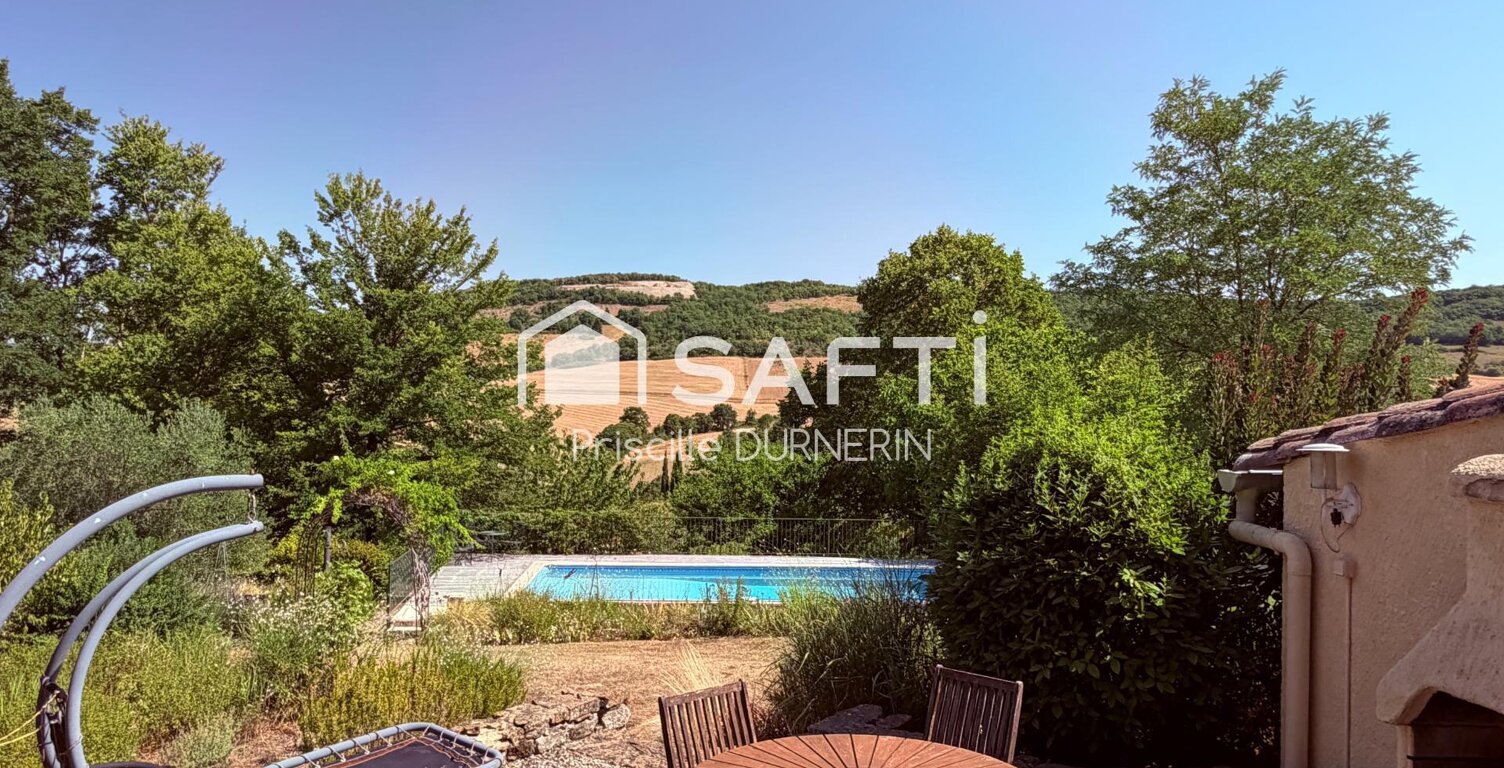 Maison, gîte, vue, terrain construisible, piscine — photo 1