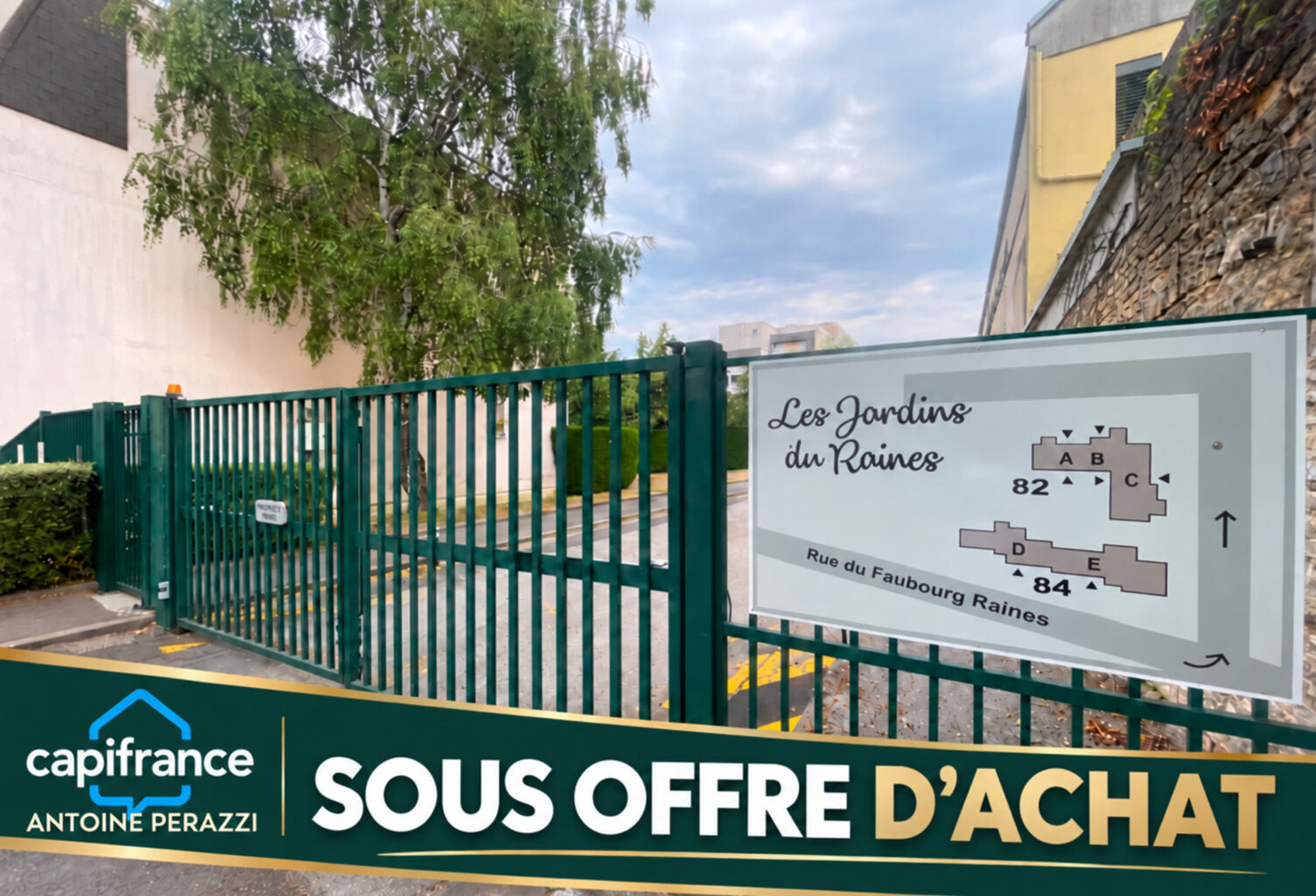 Dijon – Garage fermé de 13 m² dans résidence sécurisée, proche gare — photo 1
