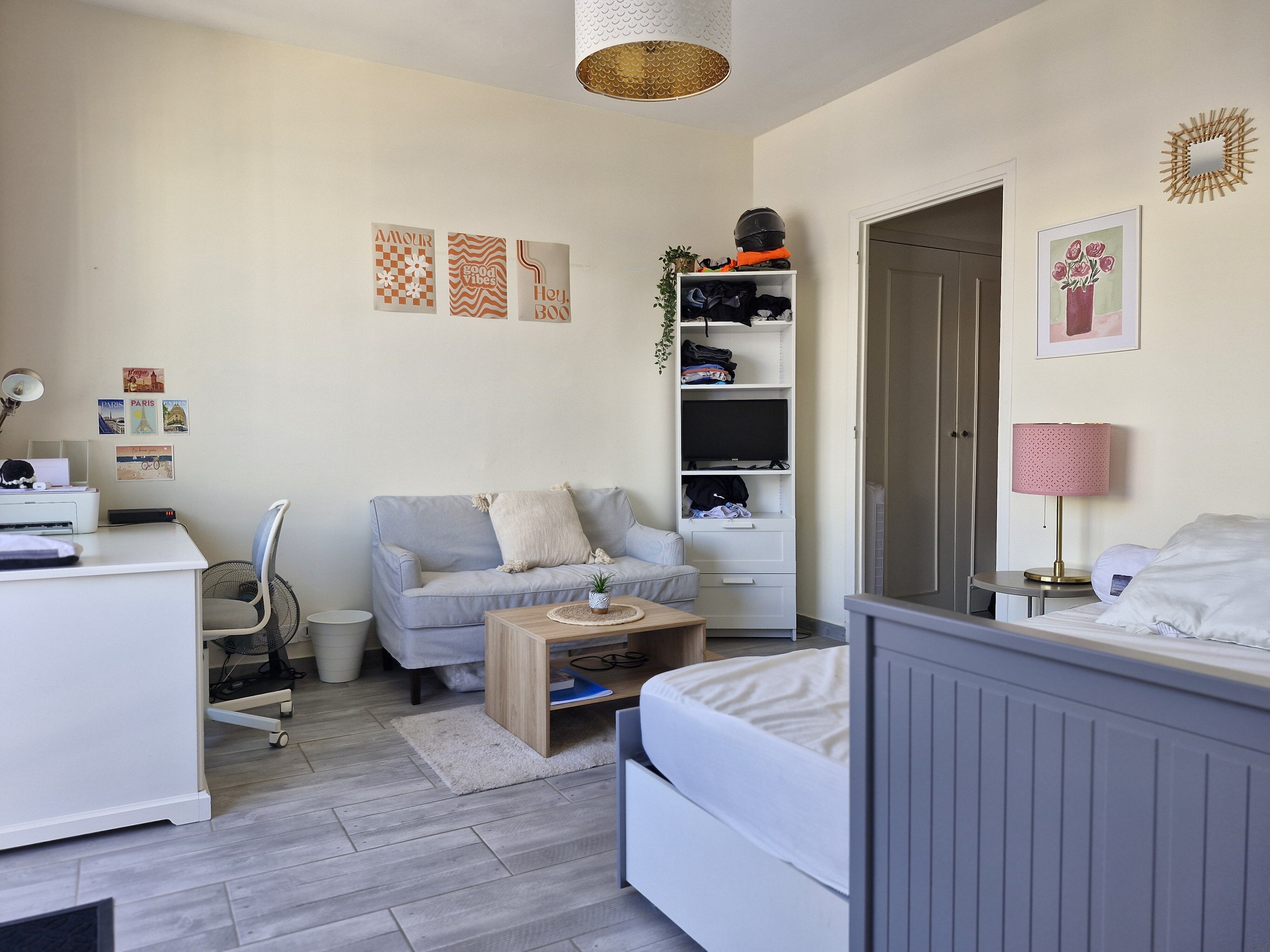 Grand studio dans un immeuble de standing – Quartier des Musiciens, Nice