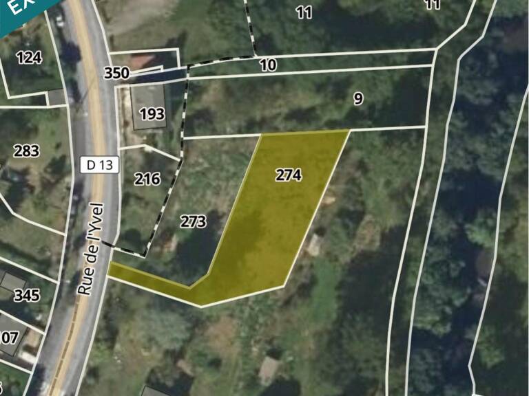 Terrain constructible de 909 m² — photo 1