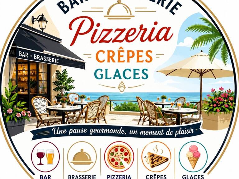 VOTRE PROJET EST ICI !   Bar  Brasserie  Pizzeria  Crêperie  Glacier sur la Côte Vendéenne — photo 1