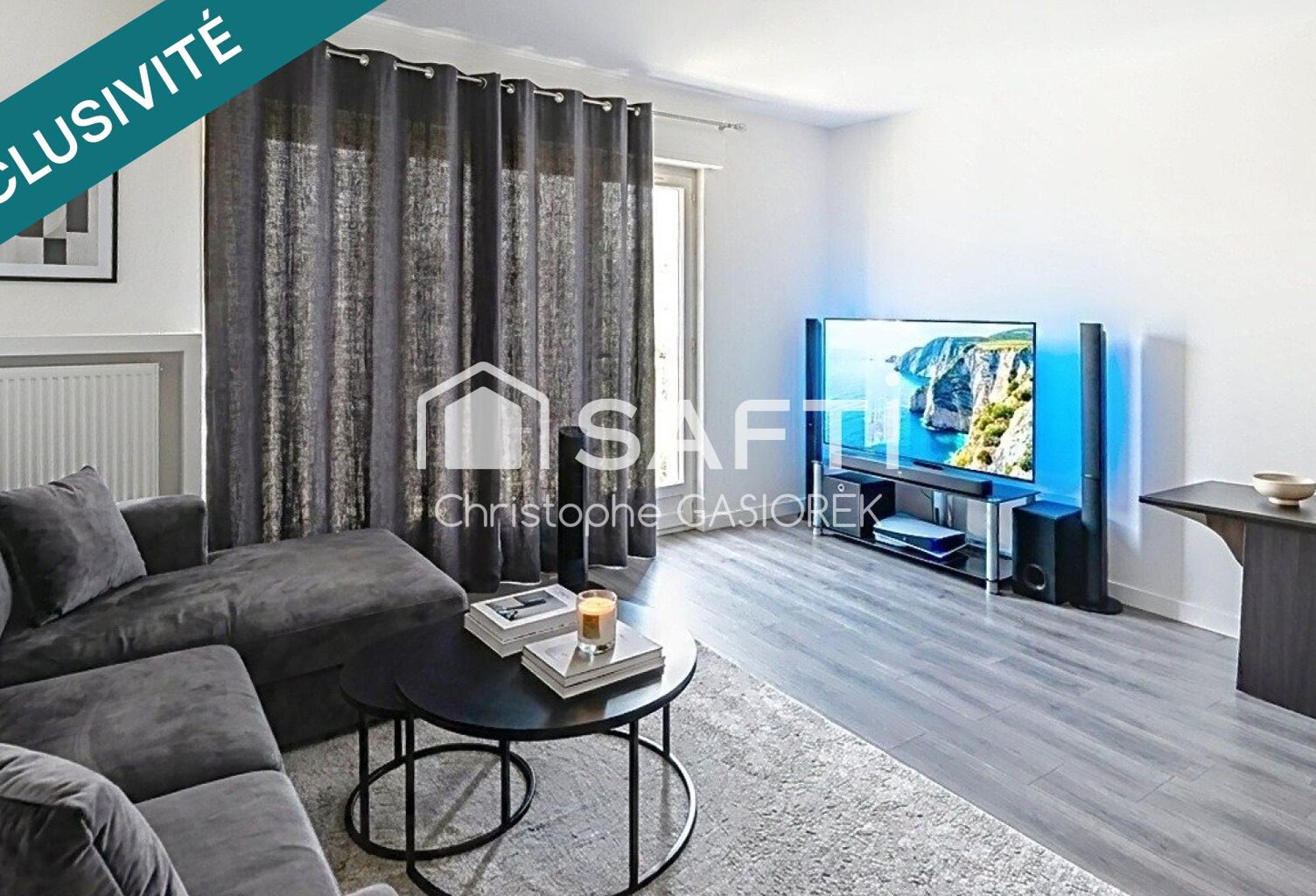 Appartement F3 avec garage, cave et balcon — photo 1