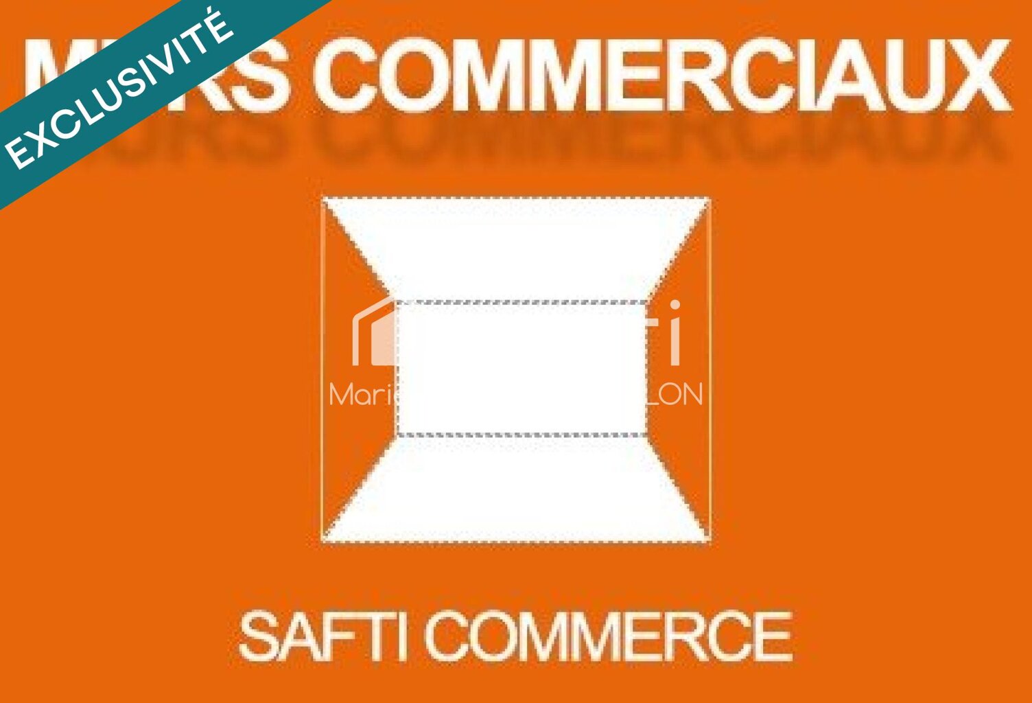 Vend murs commerciaux, parfait état, axe passant — photo 1