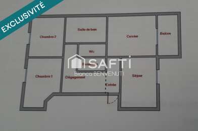 Appartement 3 pièces 170000 €