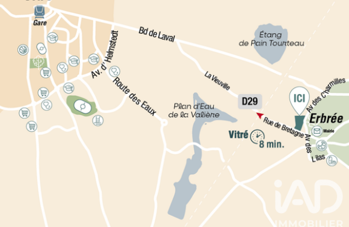 Vente Terrain à bâtir 421 m&sup2; — photo 2