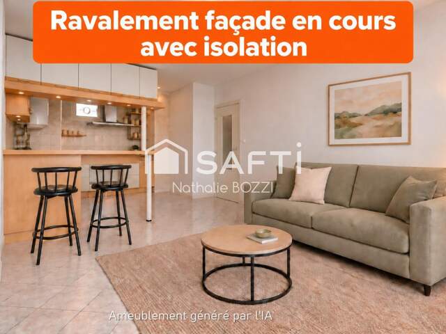 T2 à Grenoble, ravalement avec isolation voté — photo du bien