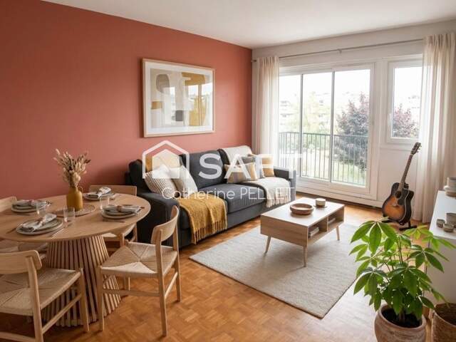 T2 lumineux avec balcon, parking et cave à 8 min du RER C — photo du bien