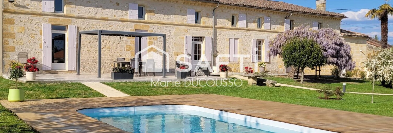 Maison 10 Pièces 364 m² à vendre à Sainte-Colombe (33350)