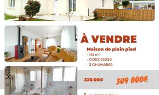Maison 4 Pièces 114 m² à vendre à Coëx (85220)