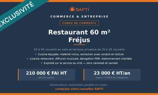 Commerce 2 Pièces 105 m² à vendre à Fréjus (83600)