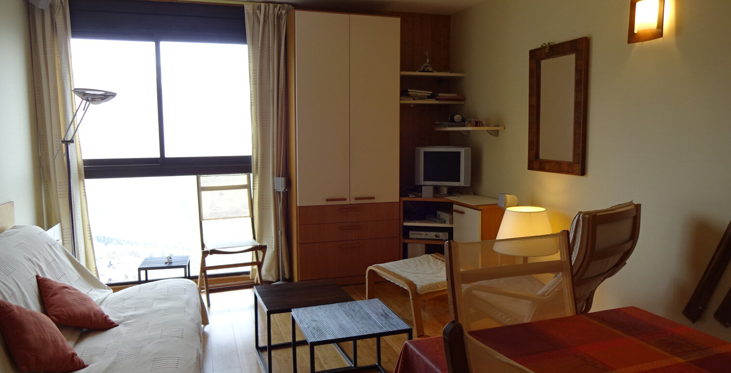 STUDIO RENOVE AVEC CELLIER AU PLA D'ADET — photo 1
