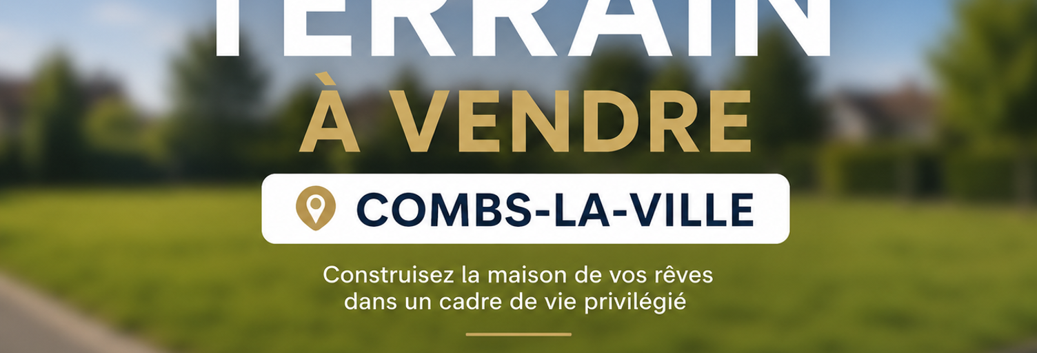 Terrain  566 m² à vendre à Combs-la-Ville (77380)