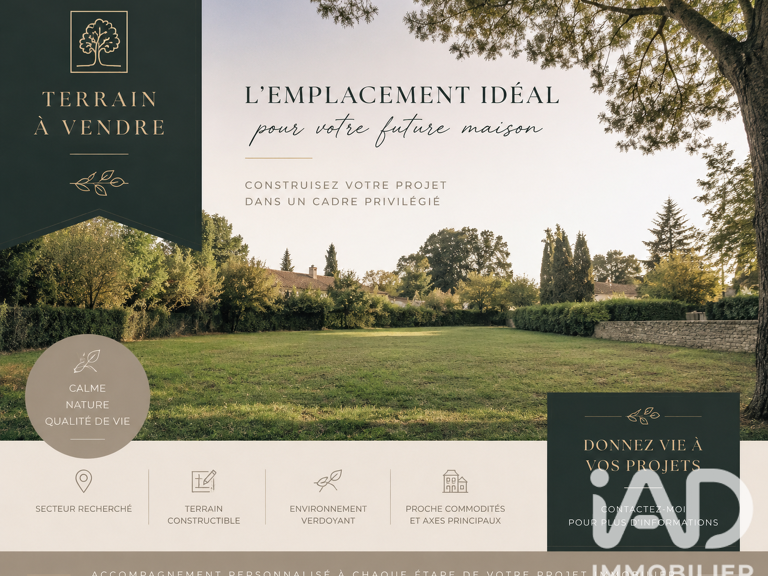 Vente Terrain à bâtir 253 m&sup2; — photo 1