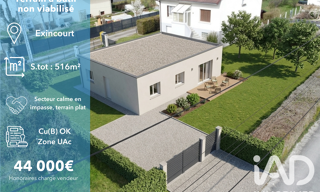 Terrain  516 m² à vendre à Exincourt (25400)