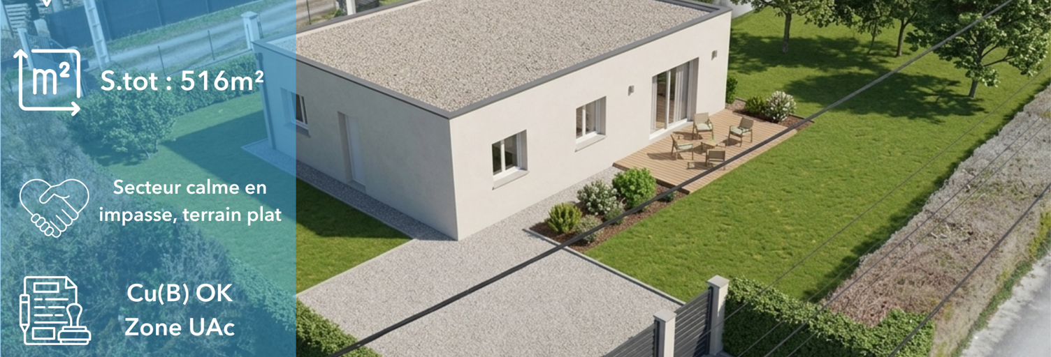 Terrain  516 m² à vendre à Exincourt (25400)