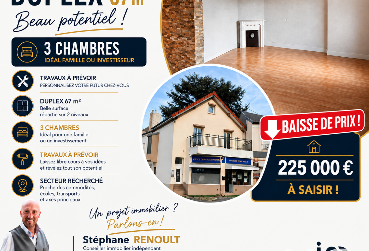 Vente Duplex 4 pièces — photo 1