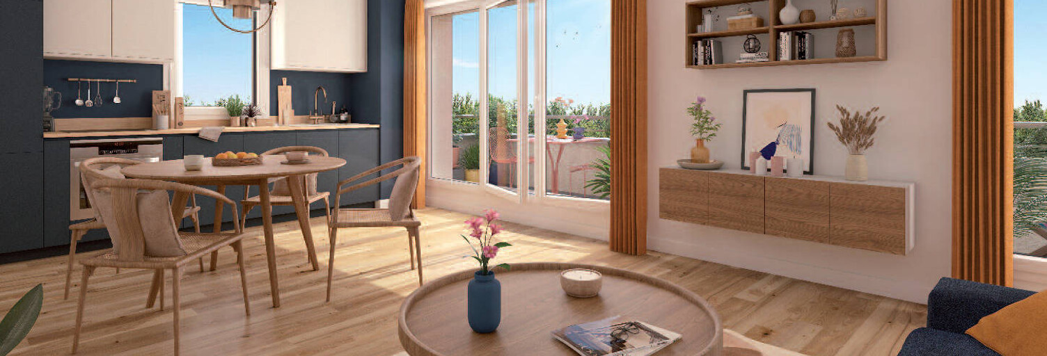 Appartement neuf T1, T2, T3 Pièce 30 à 66 m² à vendre à Sorigny (37250)