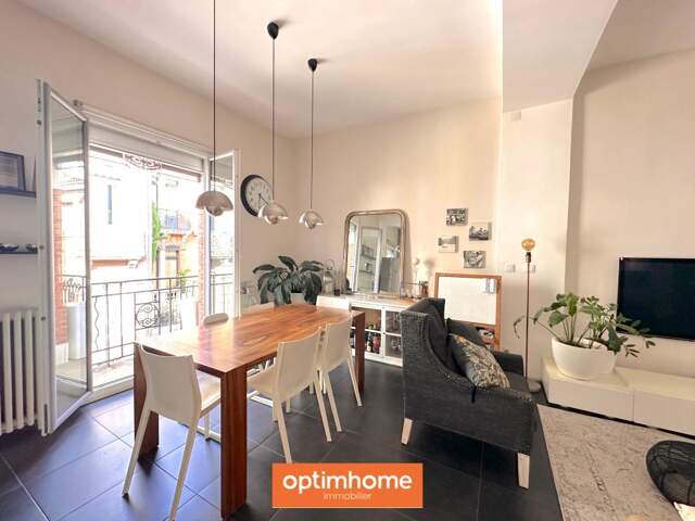 Maison à vendre 4 pièces 96m2 TOULOUSE (31) - TOULOUSE – CHALETS / MATABIAU – MAISON DE VILLE DE 96 M² AVEC GARAGE DE 24 M² ET TERRASSE TROPÉZIENNE — photo du bien