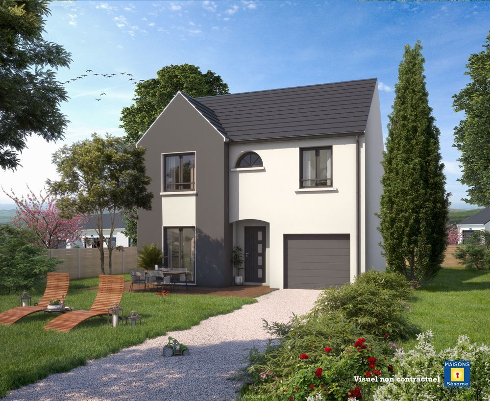 Projet de construction d'une maison 110 m² avec terrain à LAGNY-LE-SEC (60)