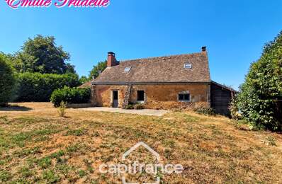   Longère de caractère du XVe siècle à vendre 5 pièces NUILLE LE JALAIS (72)  – 105 m²- 3ch – Terrain de 1 823 m² avec GRANGE — photo du bien